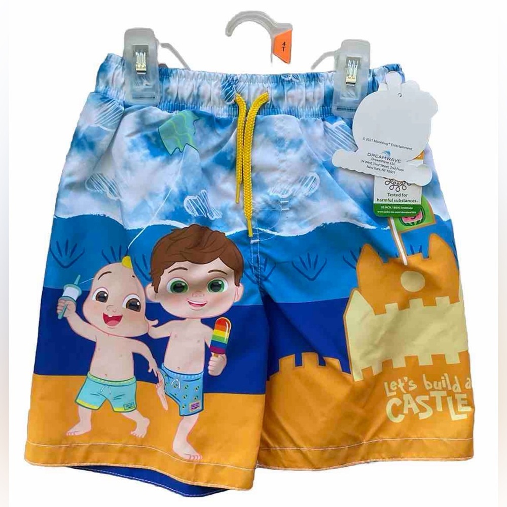 CoComelon Swim Trunks Toddler, 4T